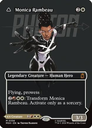 Monica Rambeau (Borderless) (0356) (MSH-356) - Marvel Super Heroes Foil-1