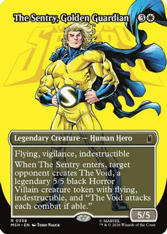 The Sentry, Golden Guardian (Borderless) (MSH-358) - Marvel Super Heroes Foil-1