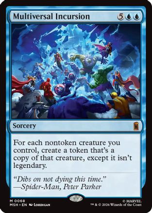 Multiversal Incursion (MSH-068) - Marvel Super Heroes Foil-1