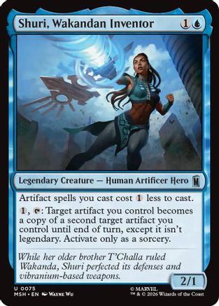 Shuri, Wakandan Inventor (MSH-075) - Marvel Super Heroes Foil-1