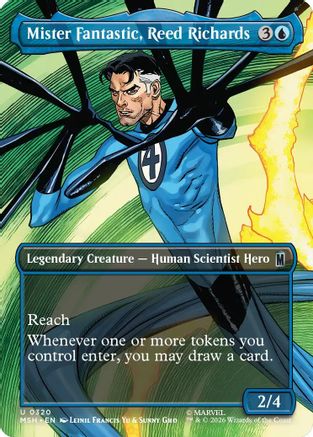 Mister Fantastic, Reed Richards (Borderless) (MSH-320) - Marvel Super Heroes-1