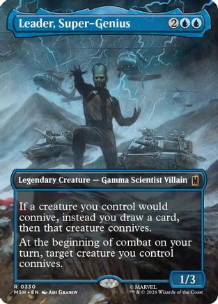 Leader, Super-Genius (Borderless) (MSH-330) - Marvel Super Heroes Foil-1