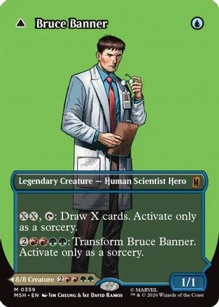 Bruce Banner (Borderless) (0359) (MSH-359) - Marvel Super Heroes Foil-1