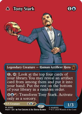 Tony Stark (Borderless) (0363) (MSH-363) - Marvel Super Heroes Foil-1