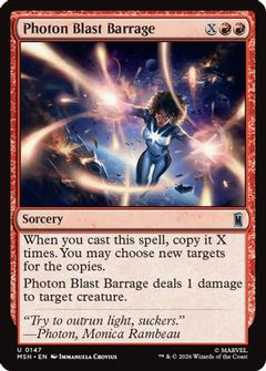 Photon Blast Barrage (MSH-147) - Marvel Super Heroes-1