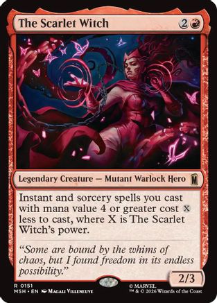 The Scarlet Witch (MSH-151) - Marvel Super Heroes Foil-1