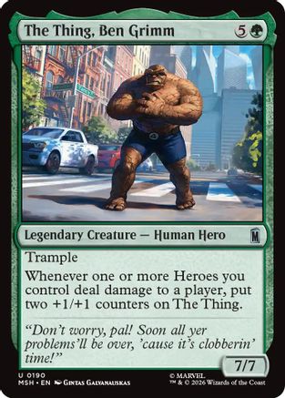 The Thing, Ben Grimm (MSH-190) - Marvel Super Heroes-1