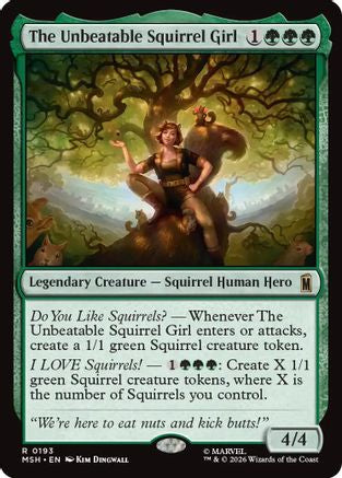 The Unbeatable Squirrel Girl (MSH-193) - Marvel Super Heroes Foil-1