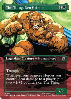 The Thing, Ben Grimm (Borderless) (MSH-322) - Marvel Super Heroes-1