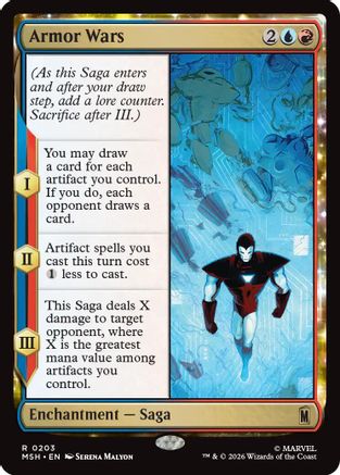 Armor Wars (MSH-203) - Marvel Super Heroes Foil-1