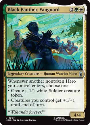 Black Panther, Vanguard (MSH-207) - Marvel Super Heroes-1