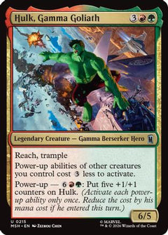 Hulk, Gamma Goliath (MSH-215) - Marvel Super Heroes Foil-1