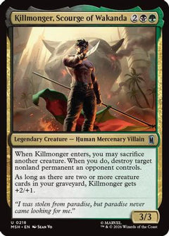 Killmonger, Scourge of Wakanda (MSH-218) - Marvel Super Heroes Foil-1