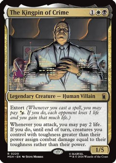 The Kingpin of Crime (MSH-220) - Marvel Super Heroes Foil-1