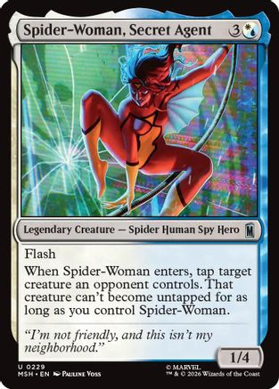 Spider-Woman, Secret Agent (MSH-229) - Marvel Super Heroes Foil-1
