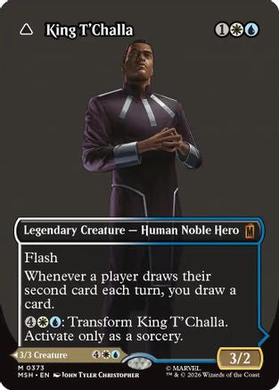 King T'Challa (Borderless) (0373) (MSH-373) - Marvel Super Heroes-1