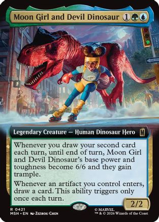 Moon Girl and Devil Dinosaur (Extended Art) (MSH-421) - Marvel Super Heroes-1