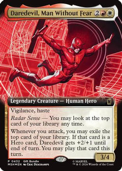 Daredevil, Man Without Fear (Extended Art) (UMP-432) - Unique and Miscellaneous Promos Foil-1