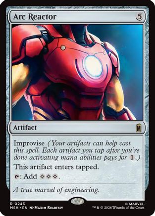 Arc Reactor (MSH-243) - Marvel Super Heroes Foil-1