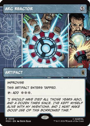 Arc Reactor (Borderless) (MSH-310) - Marvel Super Heroes-1
