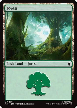 Forest (0296) (MSH-296) - Marvel Super Heroes Foil-1