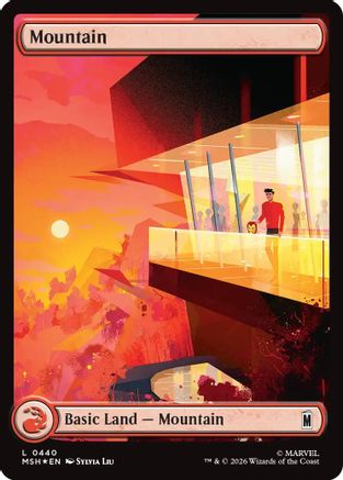 Mountain (0440) (Surge Foil) (MSH-440) - Marvel Super Heroes Foil-1