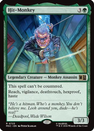 Hit-Monkey (MSC-723) - Commander: Marvel Super Heroes Foil-1