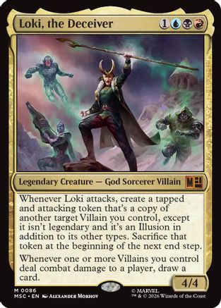 Loki, the Deceiver (MSC-086) - Commander: Marvel Super Heroes-1
