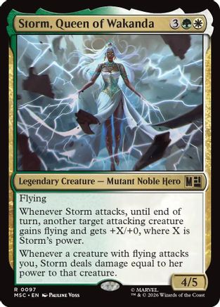 Storm, Queen of Wakanda (MSC-097) - Commander: Marvel Super Heroes-1