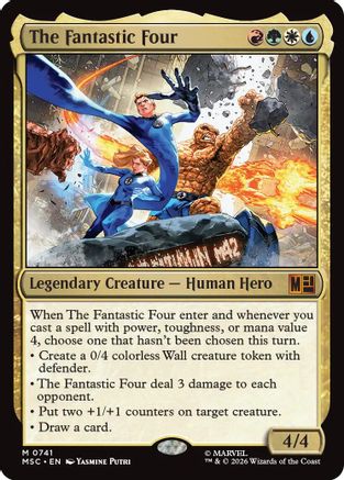 The Fantastic Four (MSC-741) - Commander: Marvel Super Heroes-1