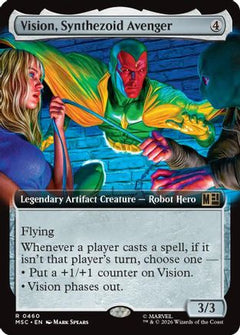 Vision, Synthezoid Avenger (Extended Art) (MSC-460) - Commander: Marvel Super Heroes Foil-1