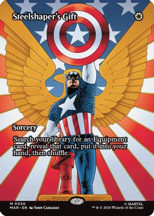 Steelshaper's Gift (Borderless) (MAR-050) - Marvel Universe Eternal-Legal-1