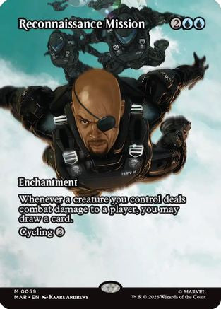 Reconnaissance Mission (Borderless) (MAR-059) - Marvel Universe Eternal-Legal Foil-1