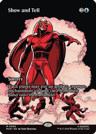 Show and Tell (Borderless) (MAR-060) - Marvel Universe Eternal-Legal Foil-1