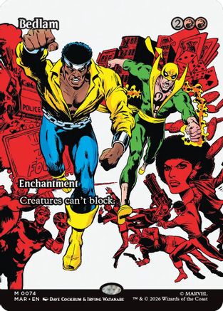 Bedlam (Borderless) (MAR-074) - Marvel Universe Eternal-Legal-1