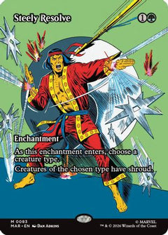 Steely Resolve (Borderless) (MAR-083) - Marvel Universe Eternal-Legal-1