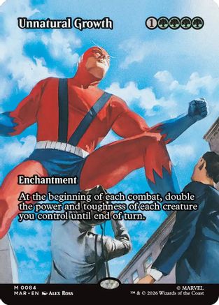 Unnatural Growth (Borderless) (MAR-084) - Marvel Universe Eternal-Legal-1
