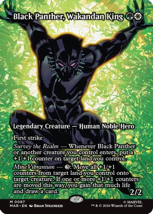 Black Panther, Wakandan King (Borderless) (MAR-087) - Marvel Universe Eternal-Legal-1