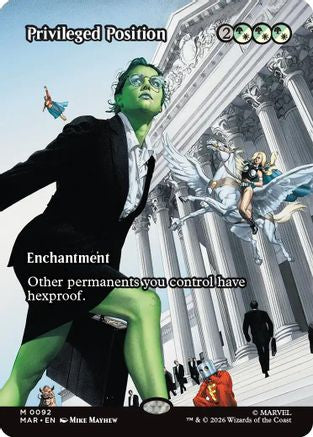 Privileged Position (Borderless) (MAR-092) - Marvel Universe Eternal-Legal-1