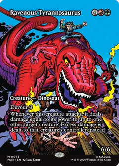 Ravenous Tyrannosaurus (Borderless) (MAR-093) - Marvel Universe Eternal-Legal-1