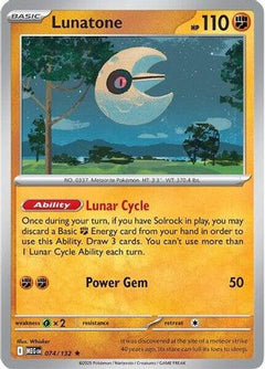Lunatone 074/132  Deck Exclusives - Rare-1
