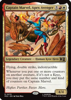 Captain Marvel, Apex Avenger (Surge Foil) (MSC-078) - Commander: Marvel Super Heroes Foil-1