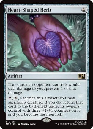 Heart-Shaped Herb (Surge Foil) (MSC-105) - Commander: Marvel Super Heroes Foil-1