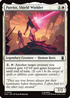 Patriot, Shield Wielder (MSH-030) - Marvel Super Heroes Foil-1