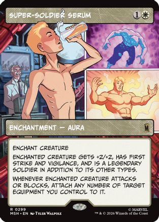 Super-Soldier Serum (Borderless) (MSH-299) - Marvel Super Heroes-1