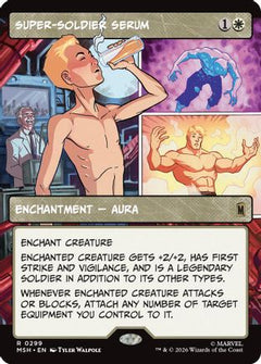 Super-Soldier Serum (Borderless) (MSH-299) - Marvel Super Heroes Foil-1