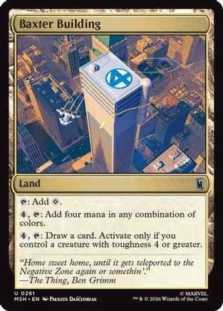Baxter Building (MSH-261) - Marvel Super Heroes-1