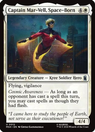 Captain Mar-Vell, Space-Born (MSH-012) - Marvel Super Heroes Foil-1