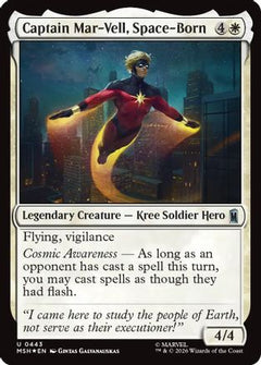 Captain Mar-Vell, Space-Born (Surge Foil) (MSH-443) - Marvel Super Heroes Foil-1