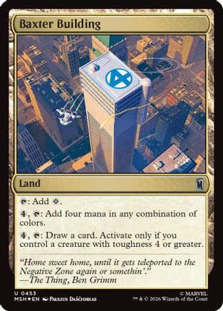 Baxter Building (Surge Foil) (MSH-453) - Marvel Super Heroes Foil-1